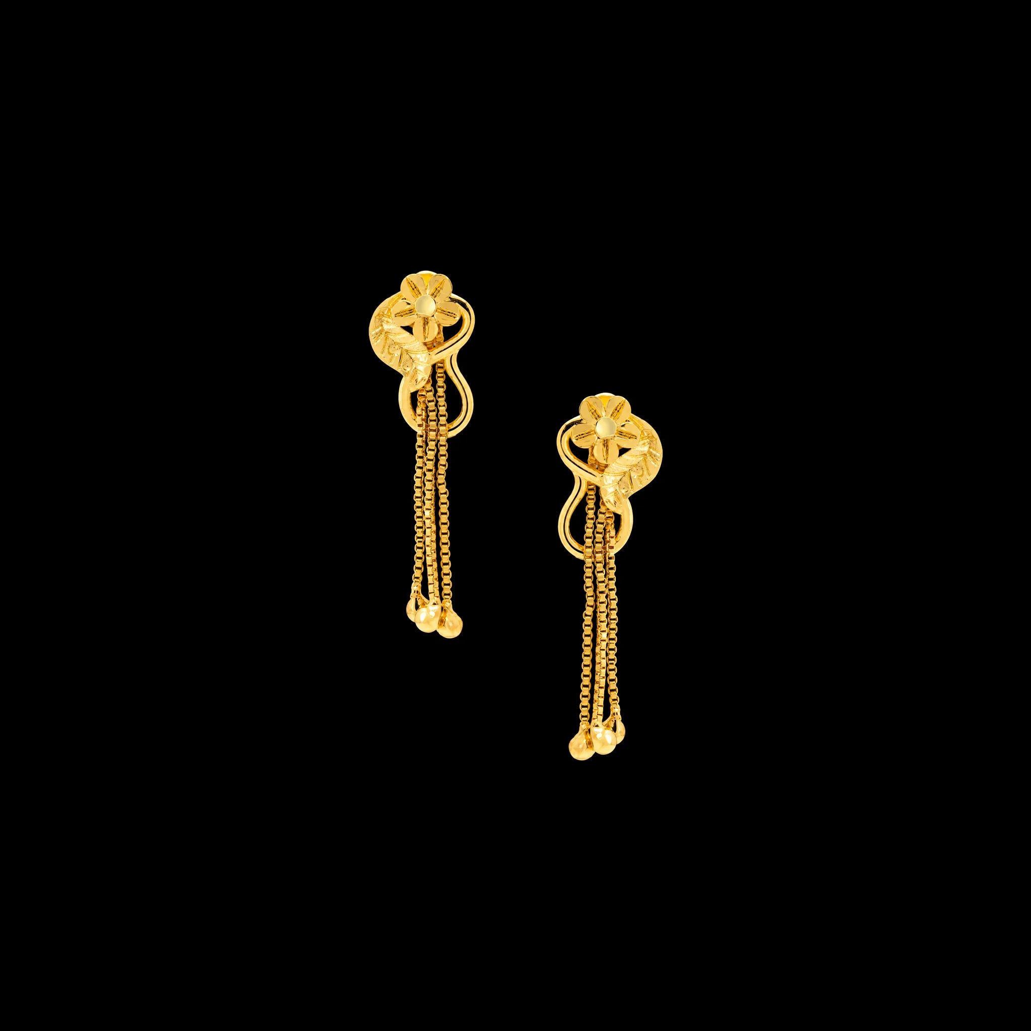 Golden Hanging Stud PGHST62-021