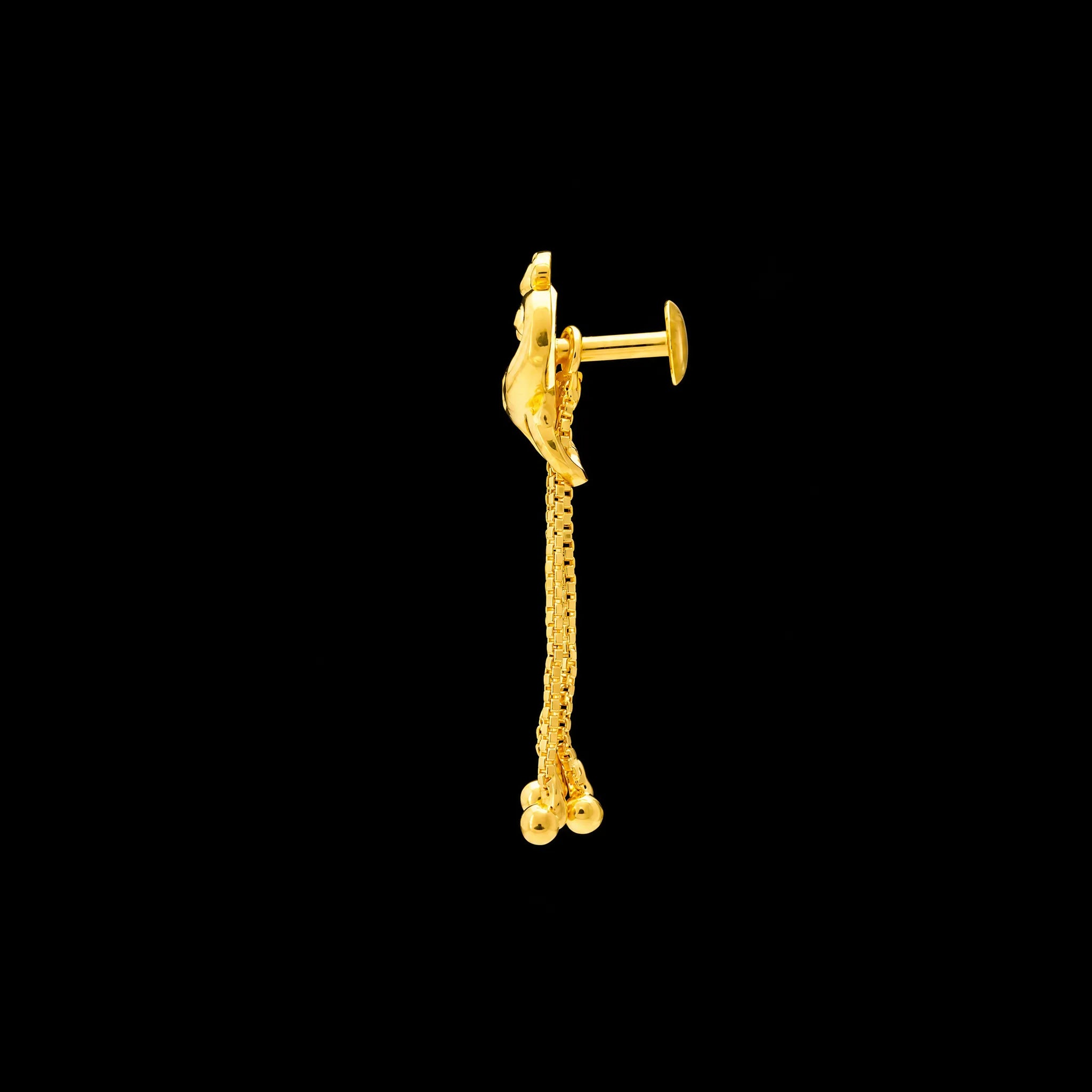 Golden Hanging Stud PGHST48-021
