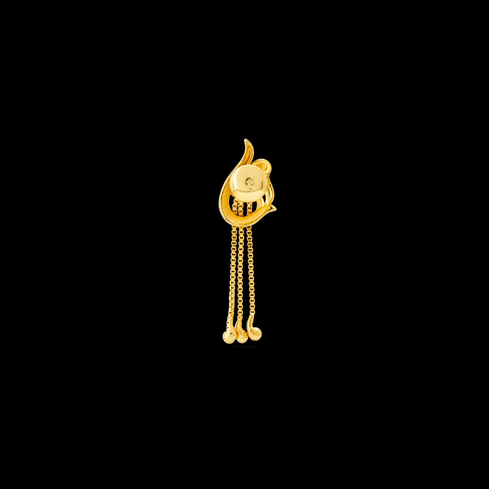 Golden Hanging Stud PGHST50-021