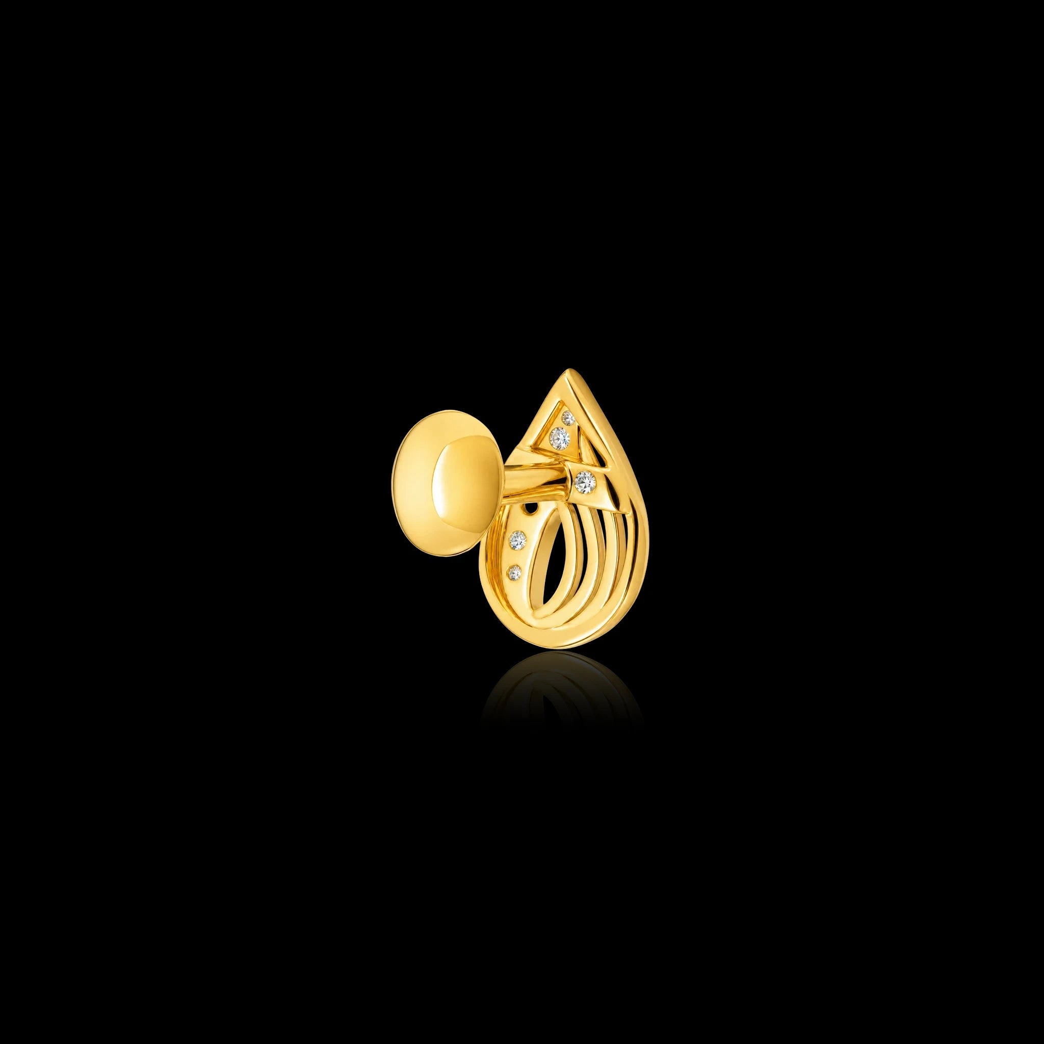 Stone Earring PSST513W-001