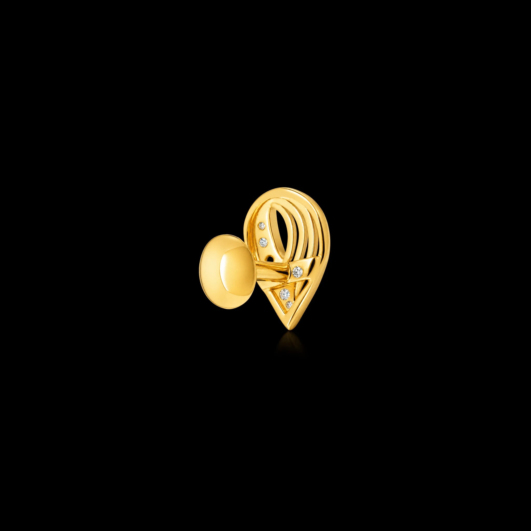 Stone Earring PSST513W-001