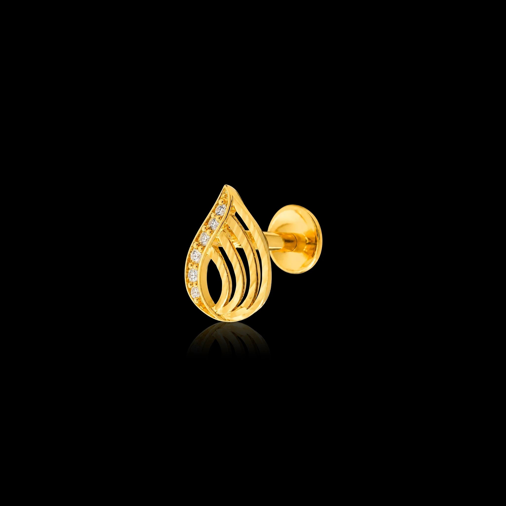Stone Earring PSST513W-001