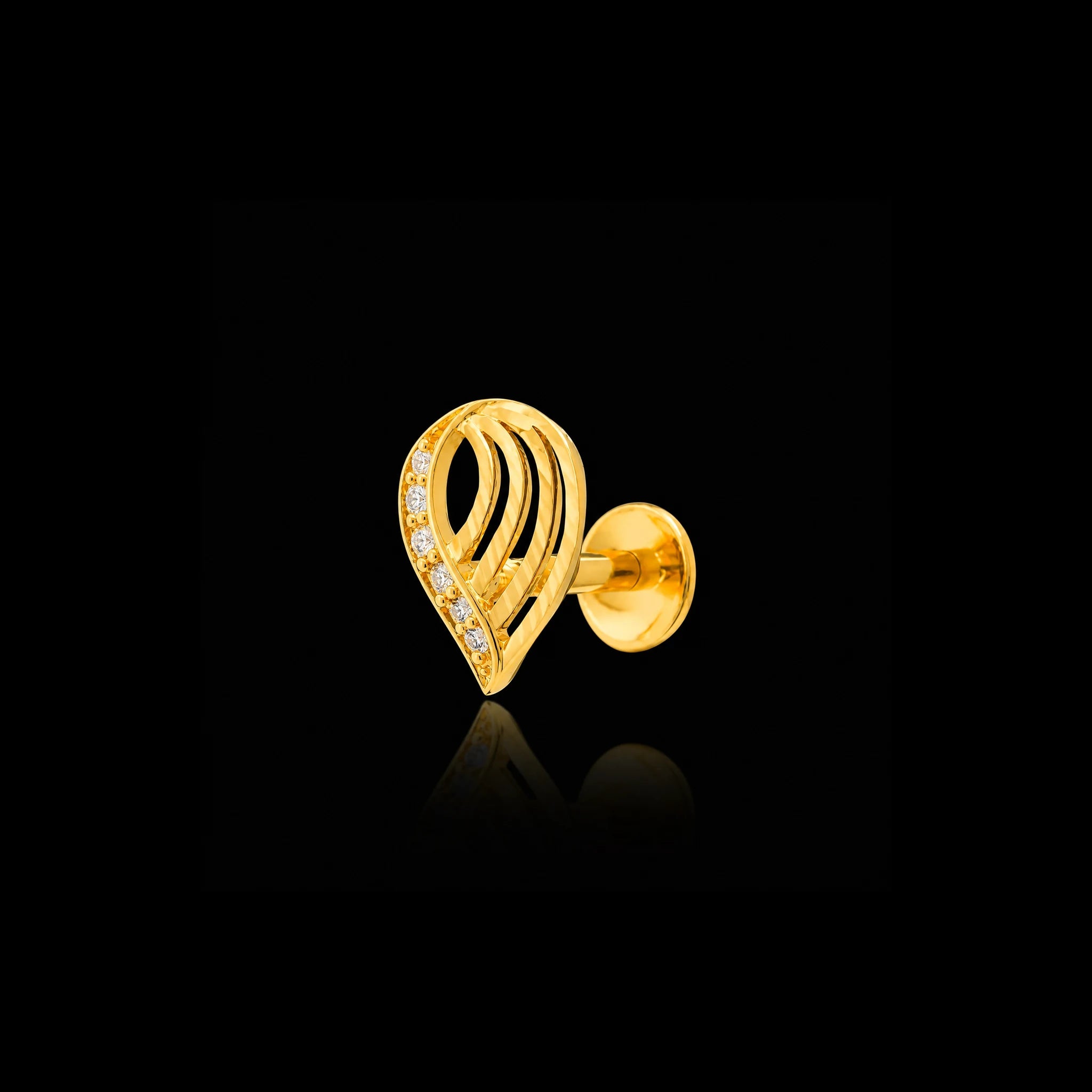 Stone Earring PSST513W-001