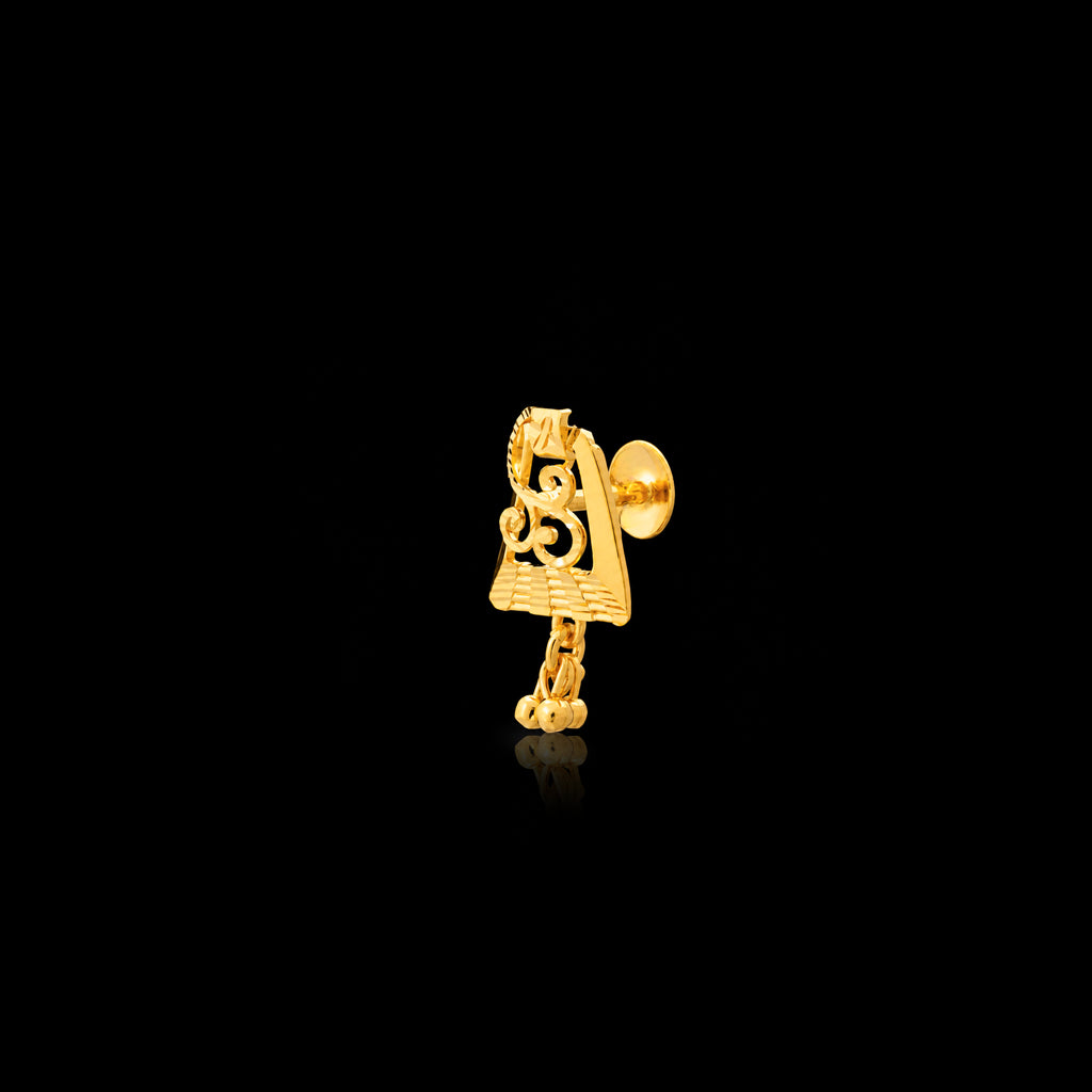 Golden Hanging Stud PGHST347-09