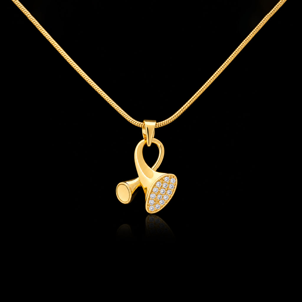 24CT Gold Layered Pendant PSLT22W-021
