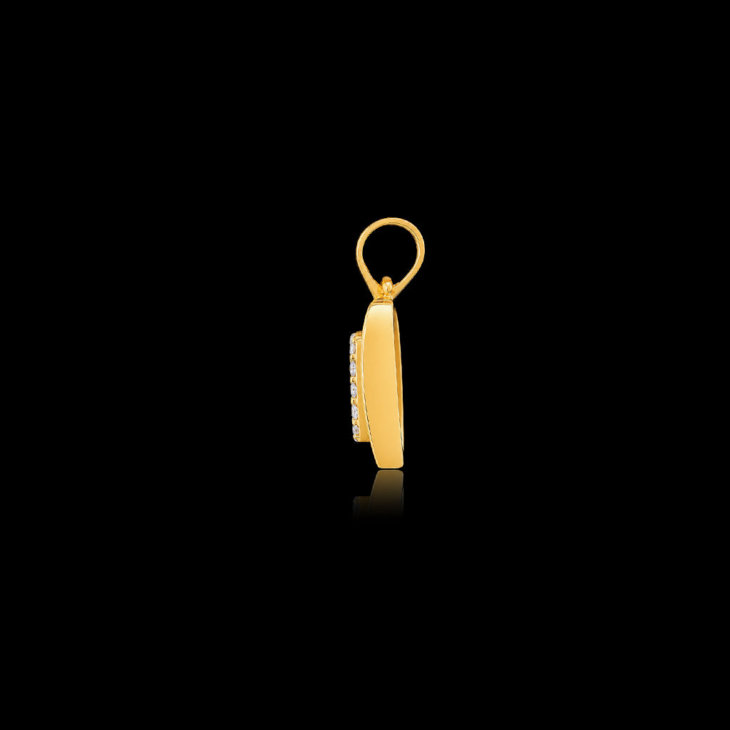24CT Gold Layered Pendant PSLT104W-011