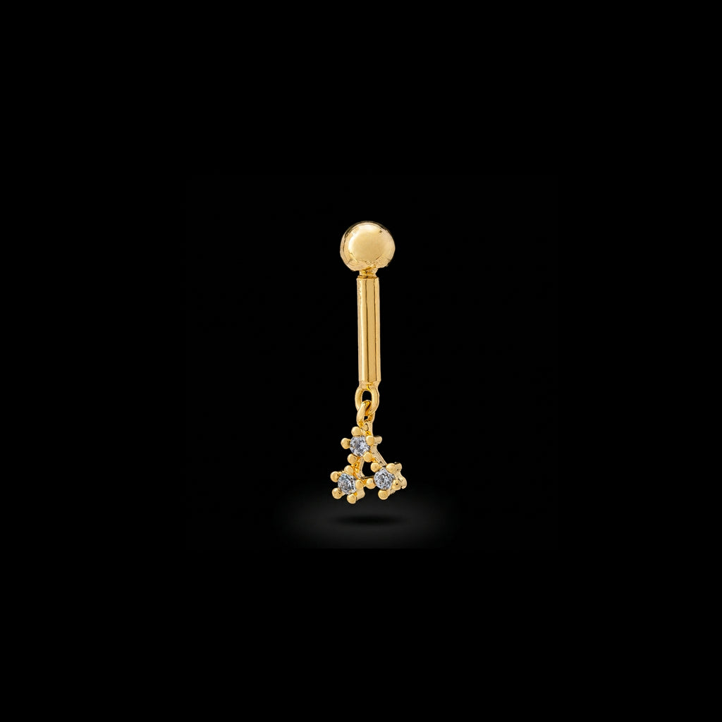 Bugadi Stud Earring PSBDST7W-001