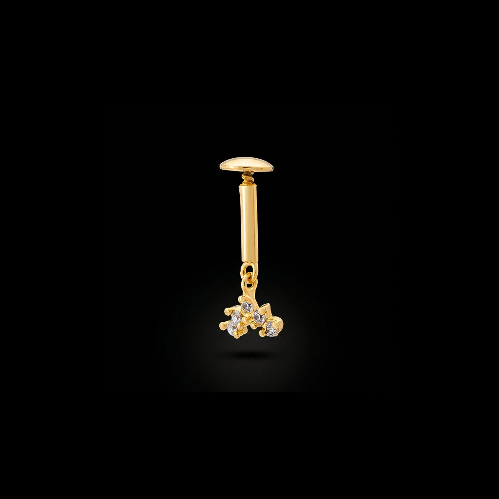 Bugadi Stud Earring PSBDST3W-001