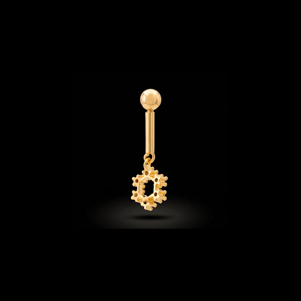 Bugadi Stud Earring PSBDST13W-041