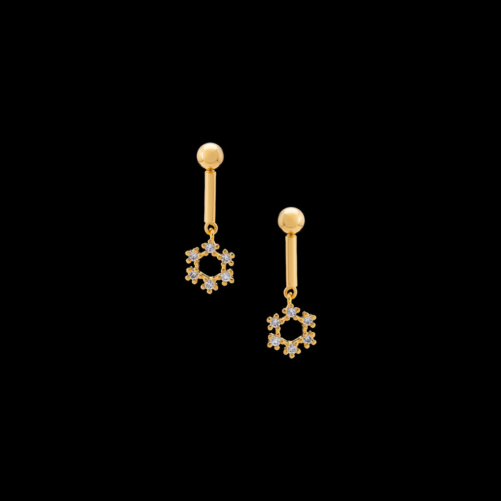 Bugadi Stud Earring PSBDST13W-041