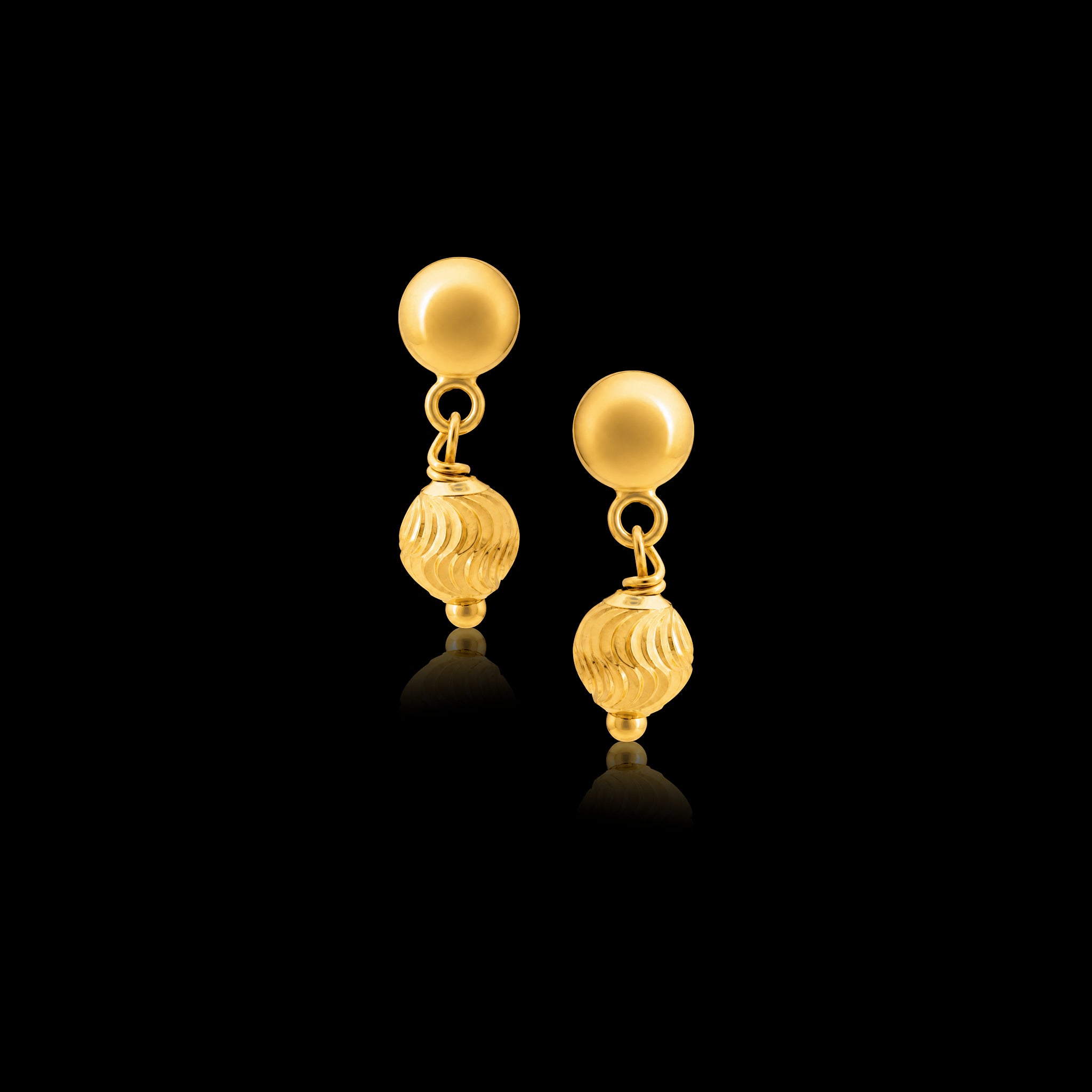 Golden Hanging Stud PGHST24-07