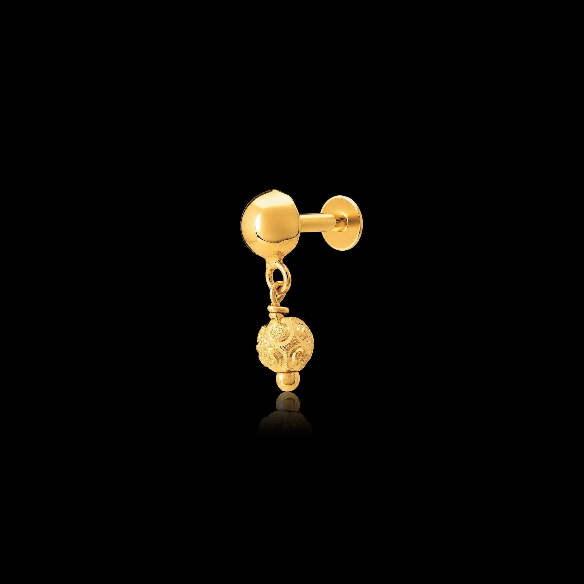 Golden Hanging Stud PGHST23-07