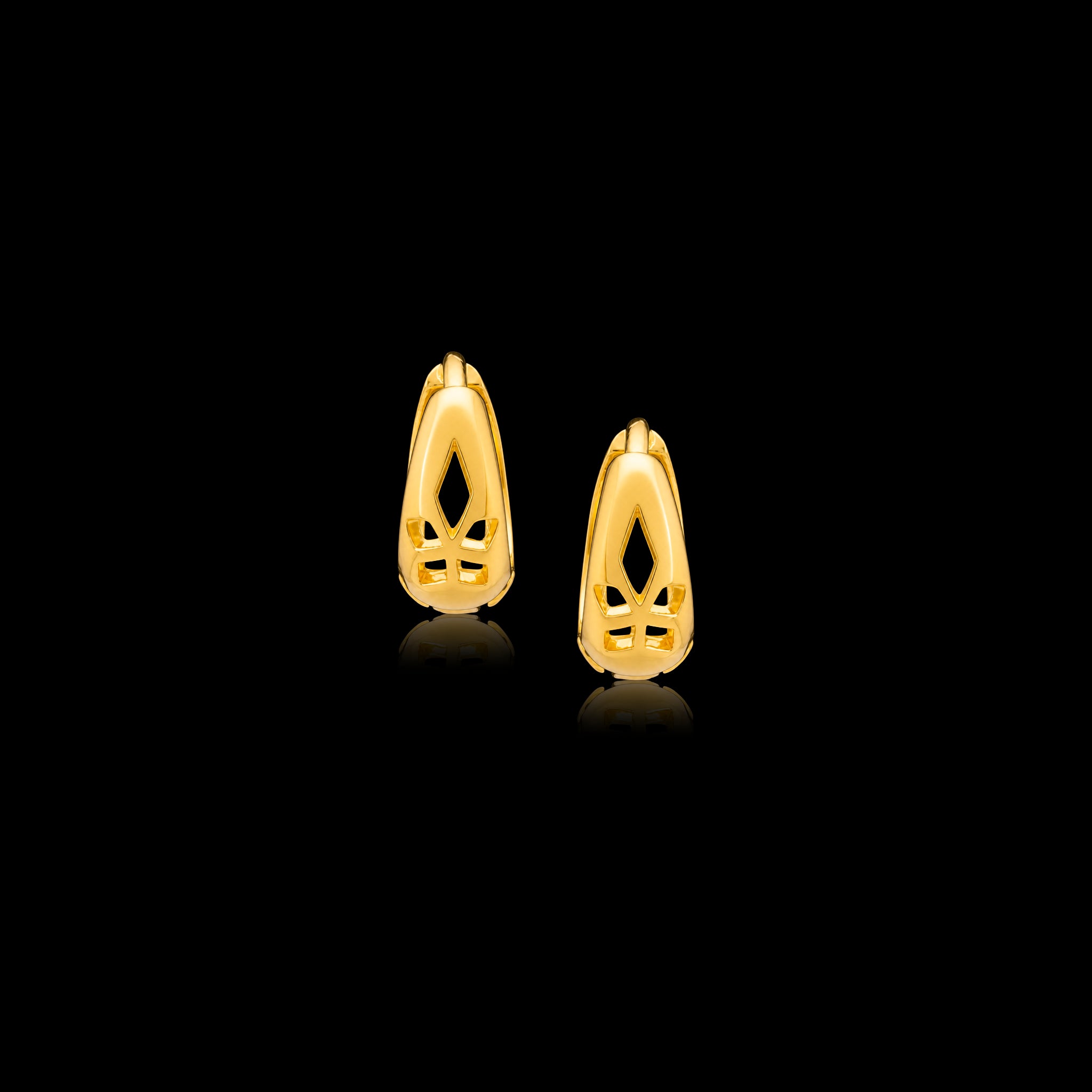 Golden Hoop Earring PGRST57-07