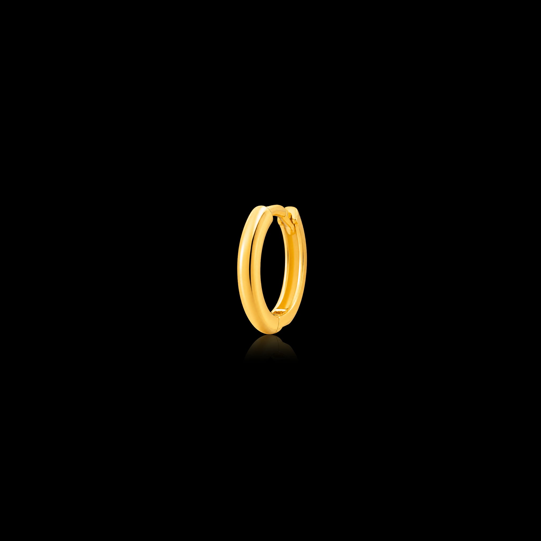 Golden Hoop Earring PGRST58-07