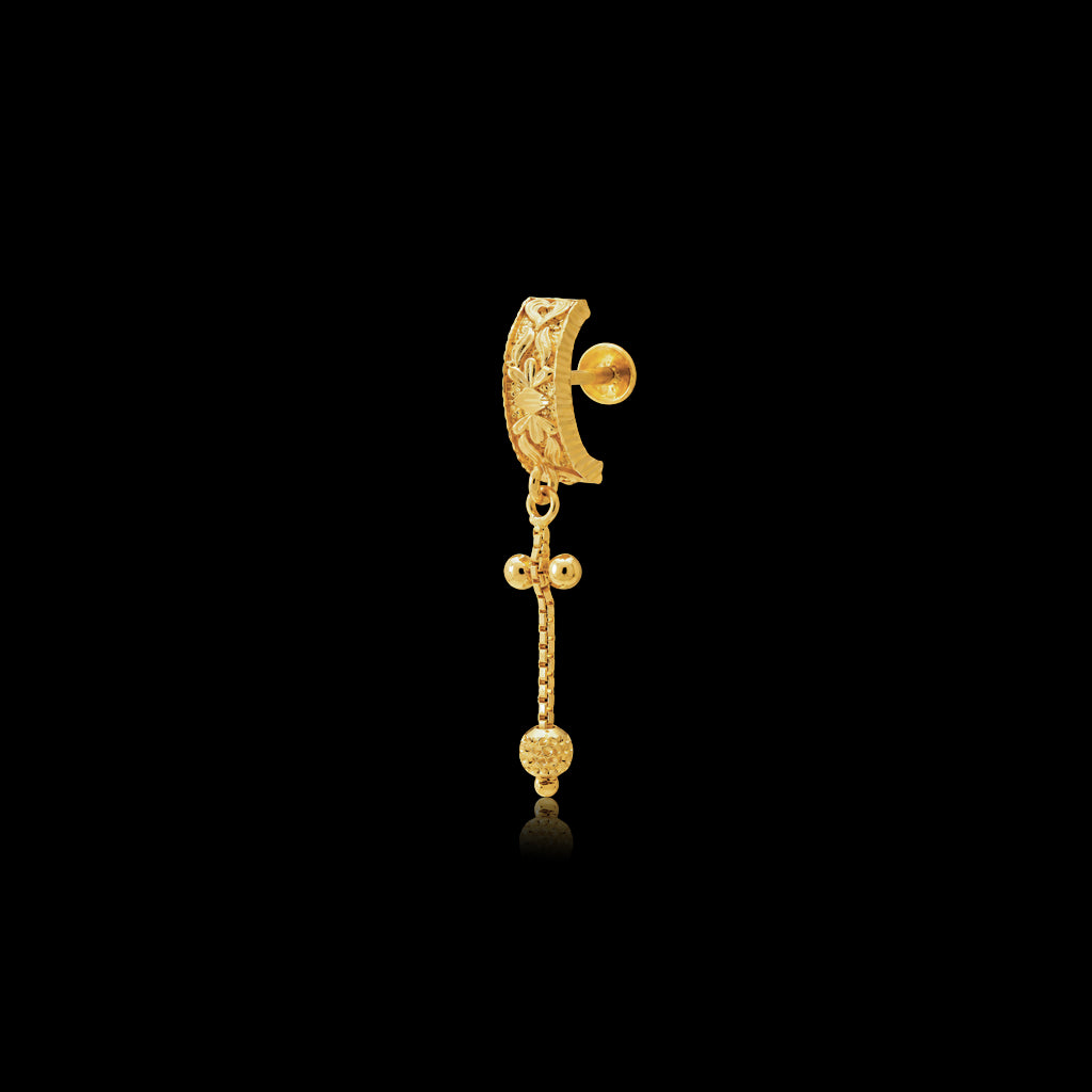 Golden Hanging Stud PGHST66-021