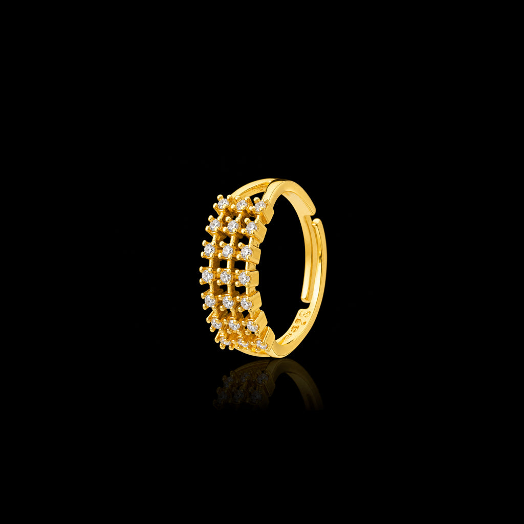 Stone Adjustable Ring PSR40W-061