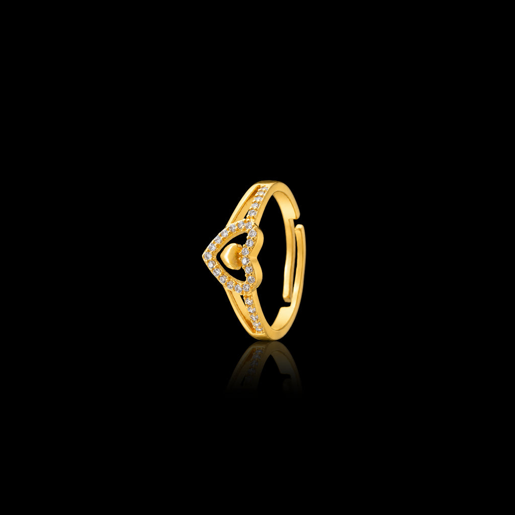 Adjustable Stone Ring PSR59W-041