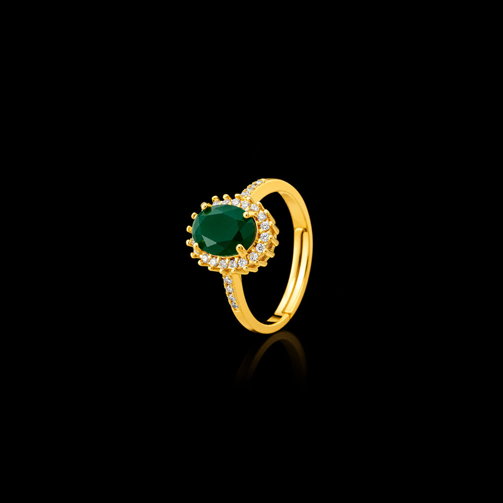 Adjustable Stone Ring PSR62WG-081