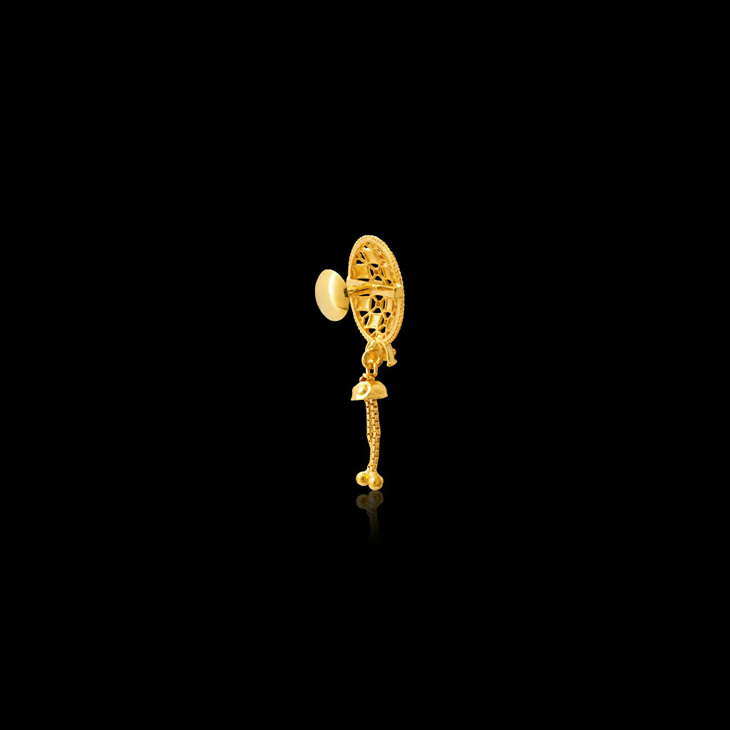 Golden Hanging Stud PGHST220-041