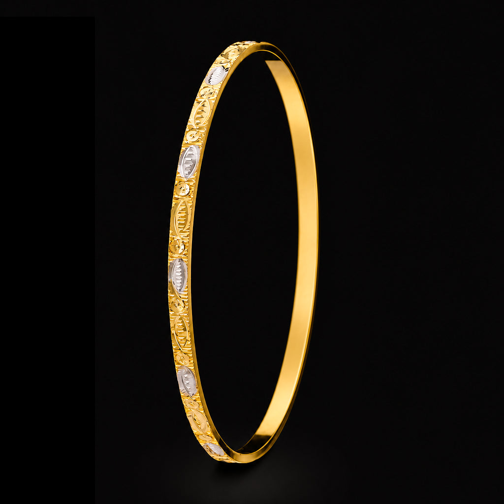 Rhodium bangle PRGB43-011
