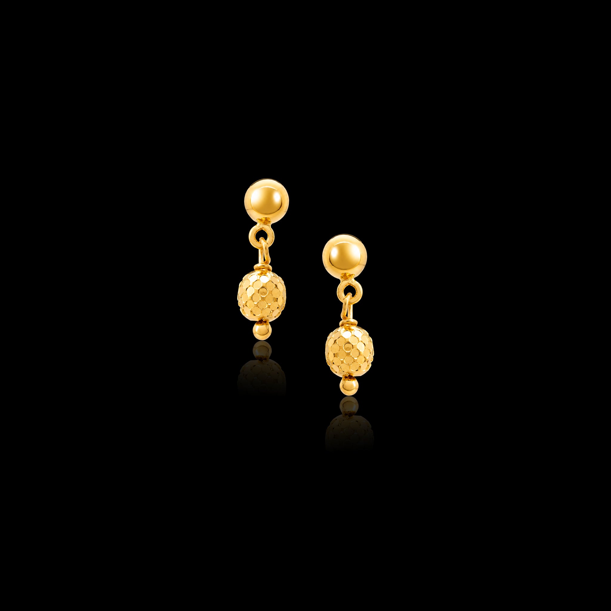 Golden Hanging Stud PGHST25-07