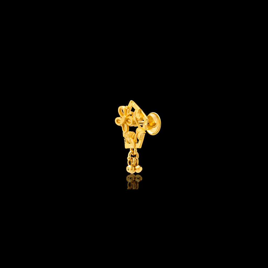 Golden Hanging Stud PGHST348-09
