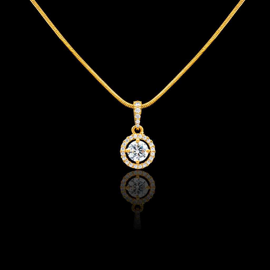 Stone Pendant With Stud PSLT23W-021, PSLT23W-021