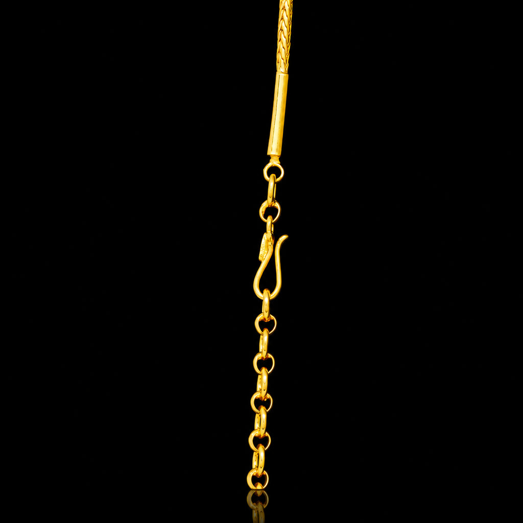 Palakka Mango Green Stone Necklace PSPKNPG3-036