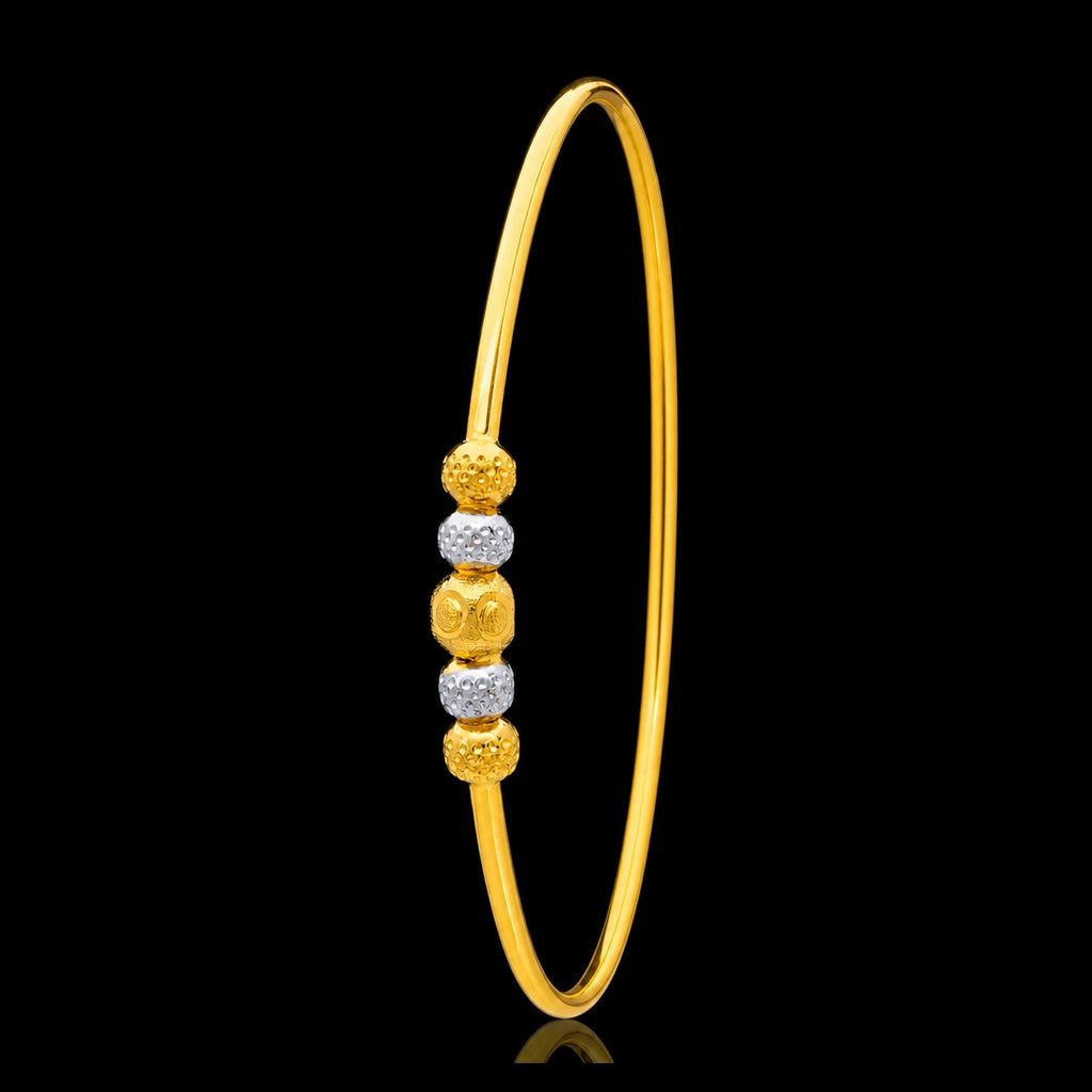 Rhodium Bangle PRGB4-081