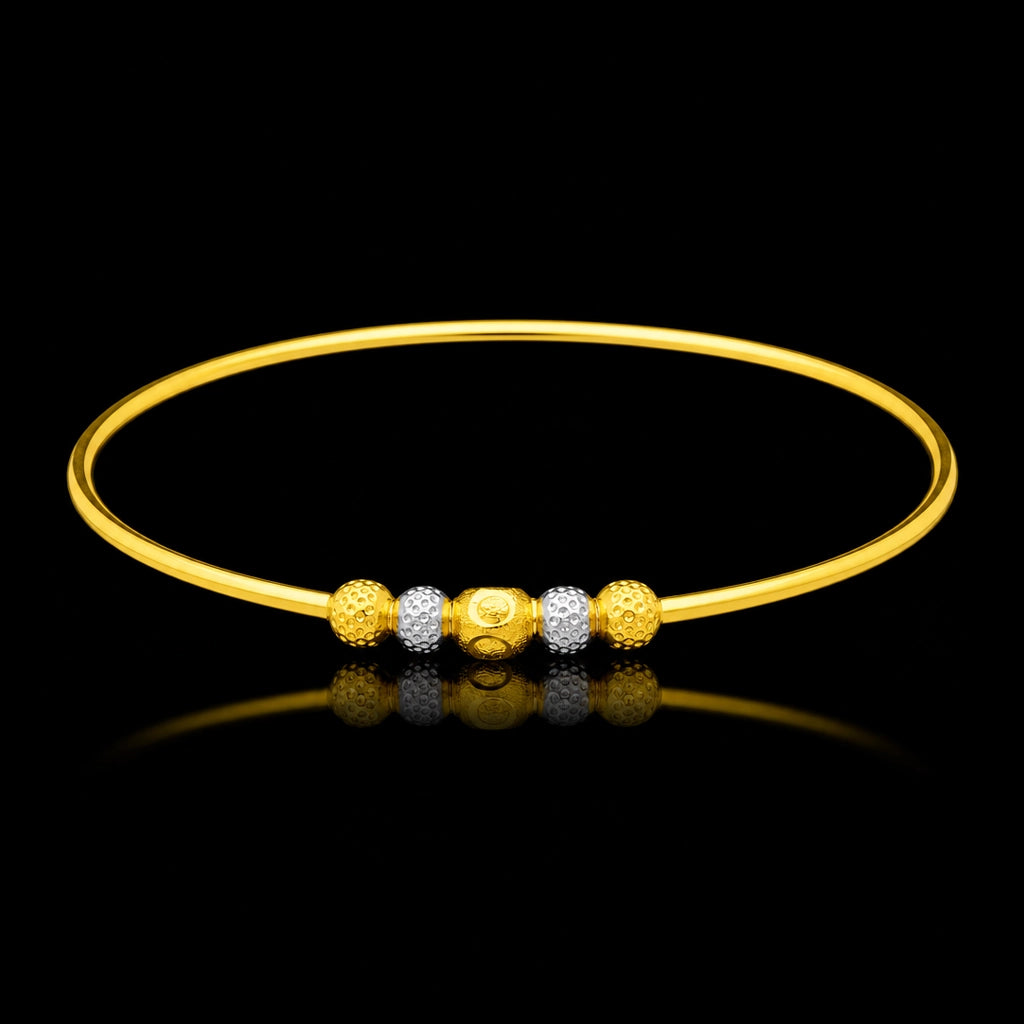 Rhodium Bangle PRGB4-081