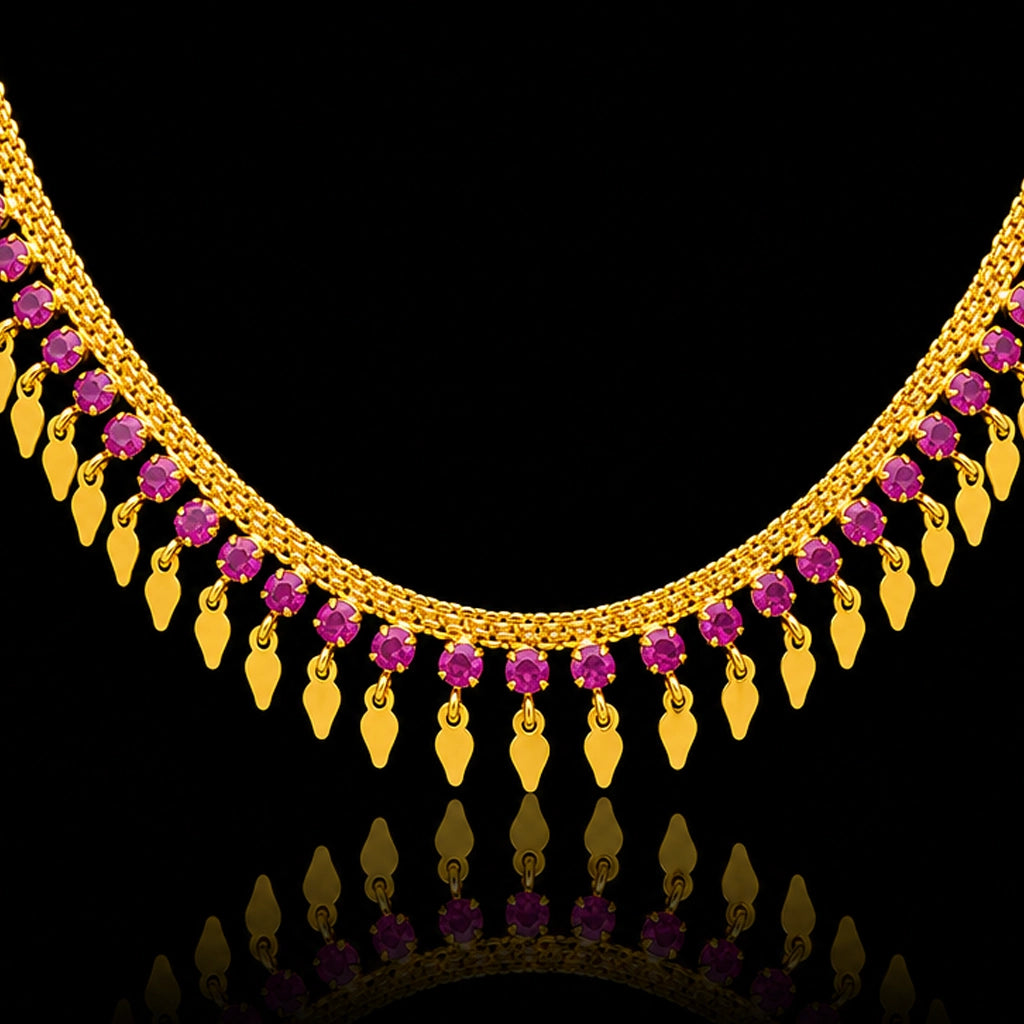 Stone necklace PSNS90R-084