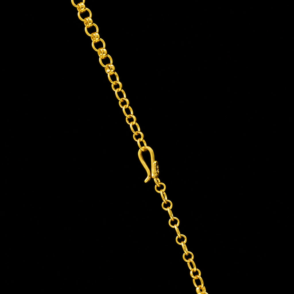 CZ Lattice Teardrop Fringe Necklace Set Short Gold Layered