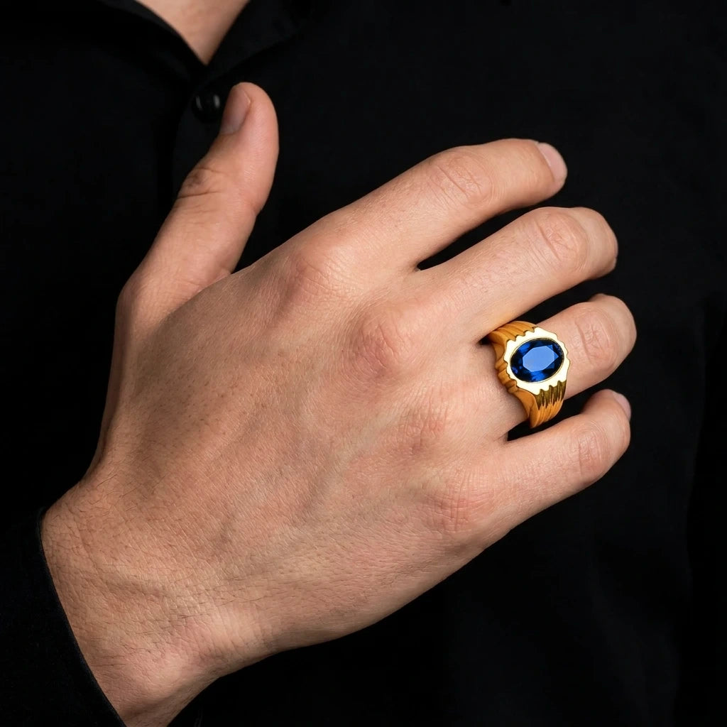 GENTS RING PSGR36BL-081