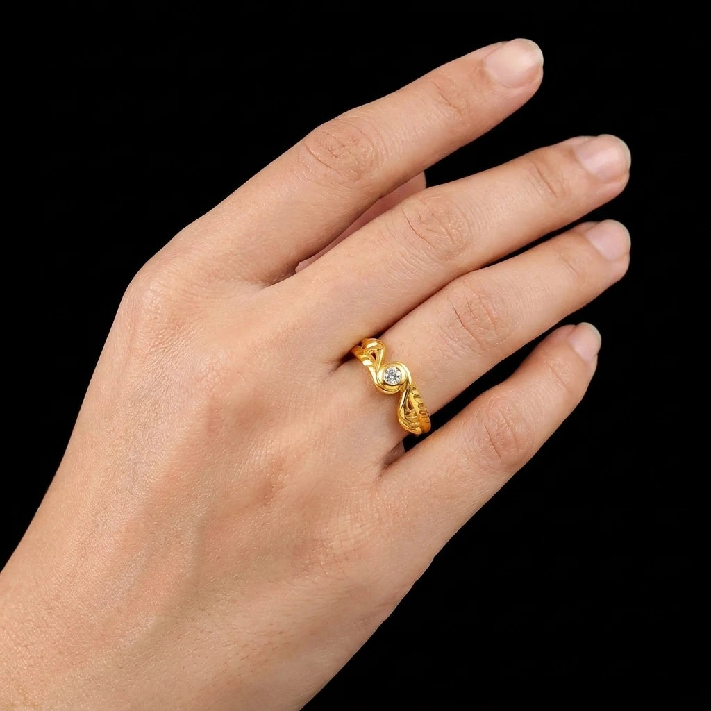 GOLDEN STONE RING PSR10W-001