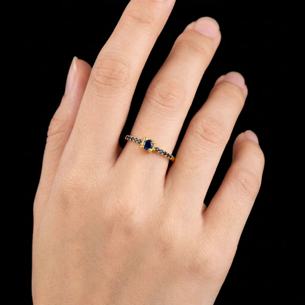 GOLDEN STONE RING PSR35BL-041