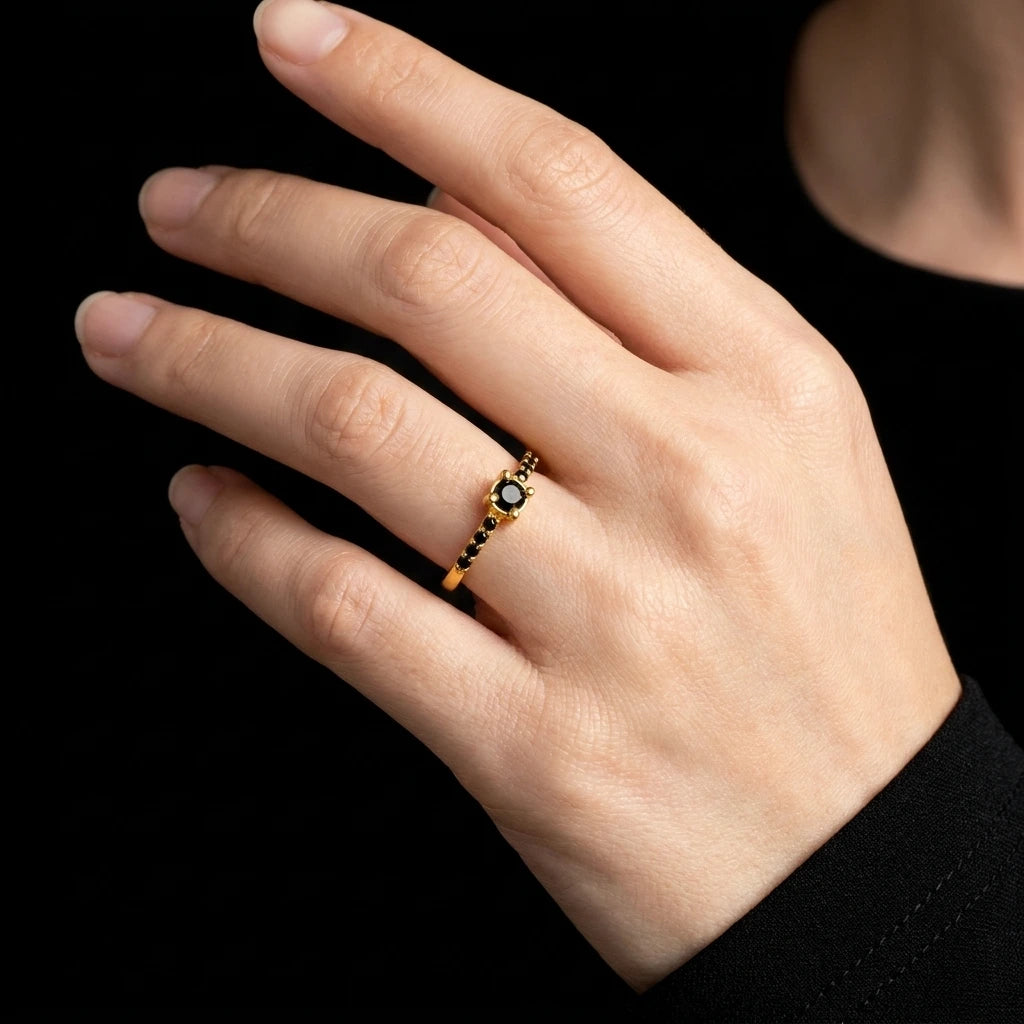 GOLDEN STONE RING  PSR35B-041
