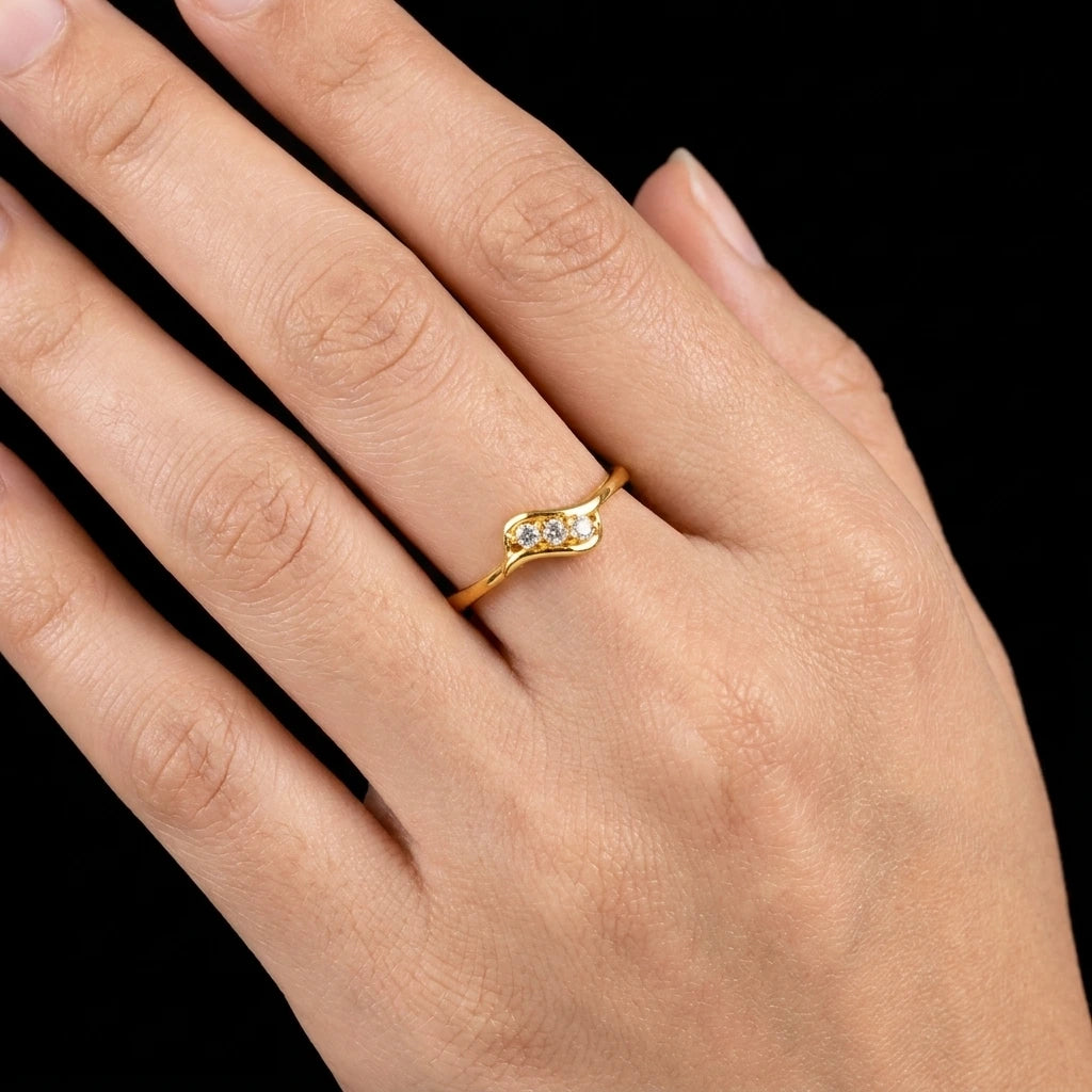 GOLDEN STONE RING PSR19W-041