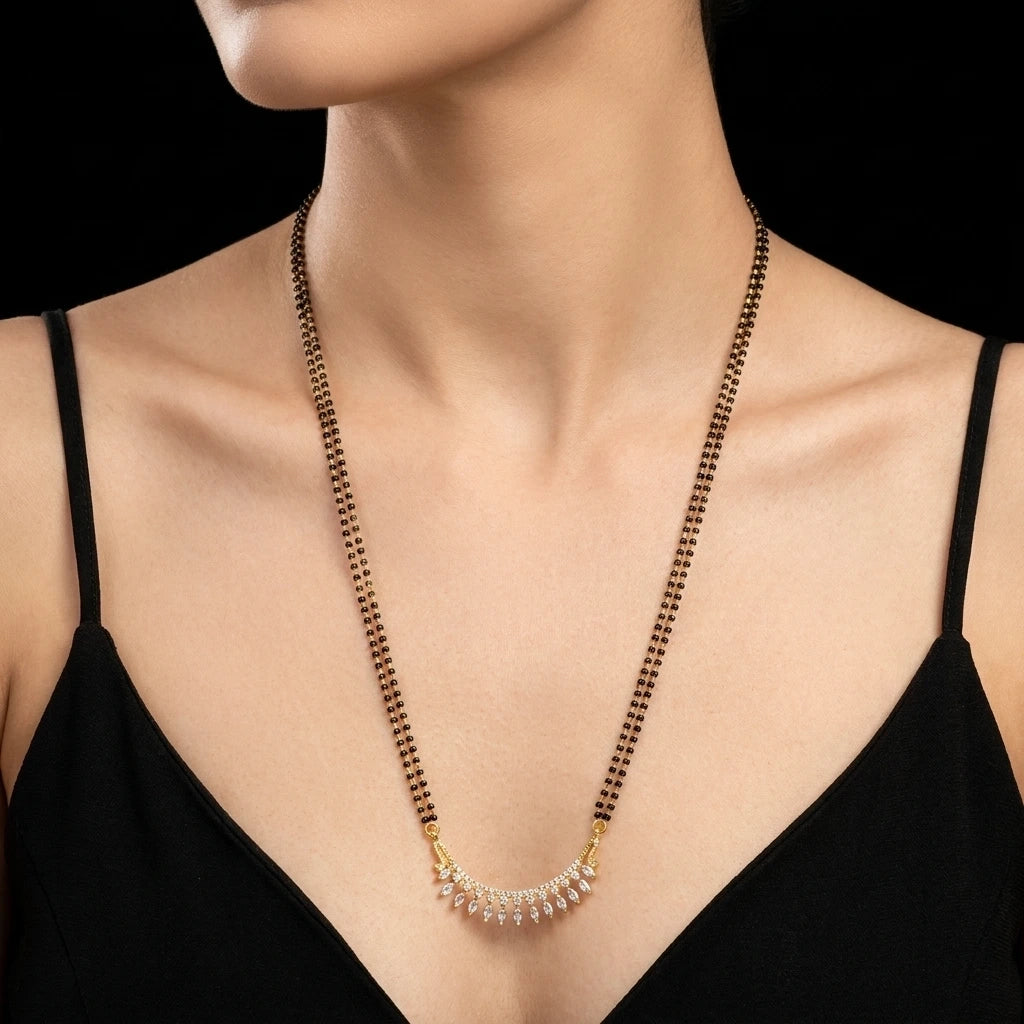 Karimani (Mangalsutra) chain With Locket PLKM1-025