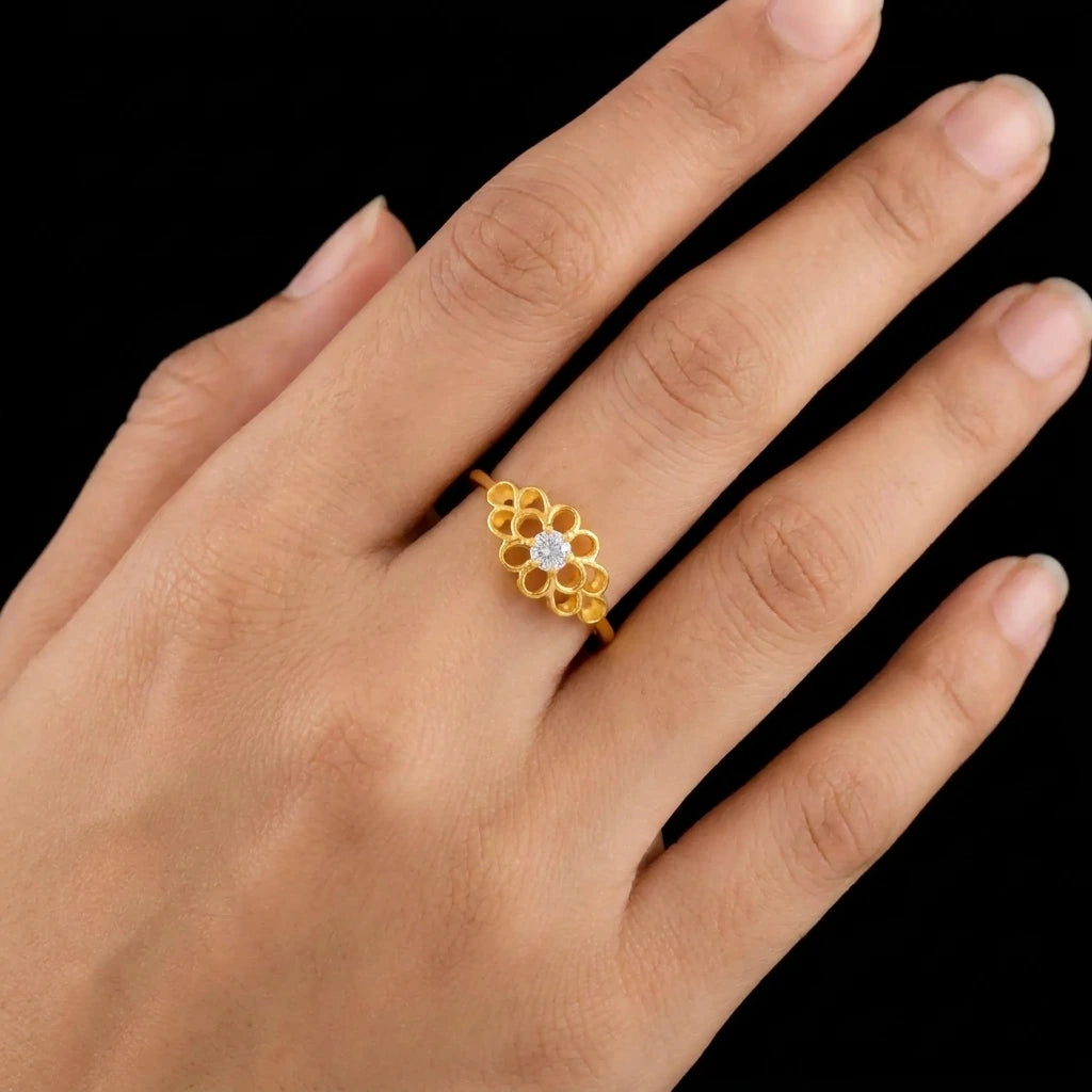 GOLDEN STONE RING PSR26W-041