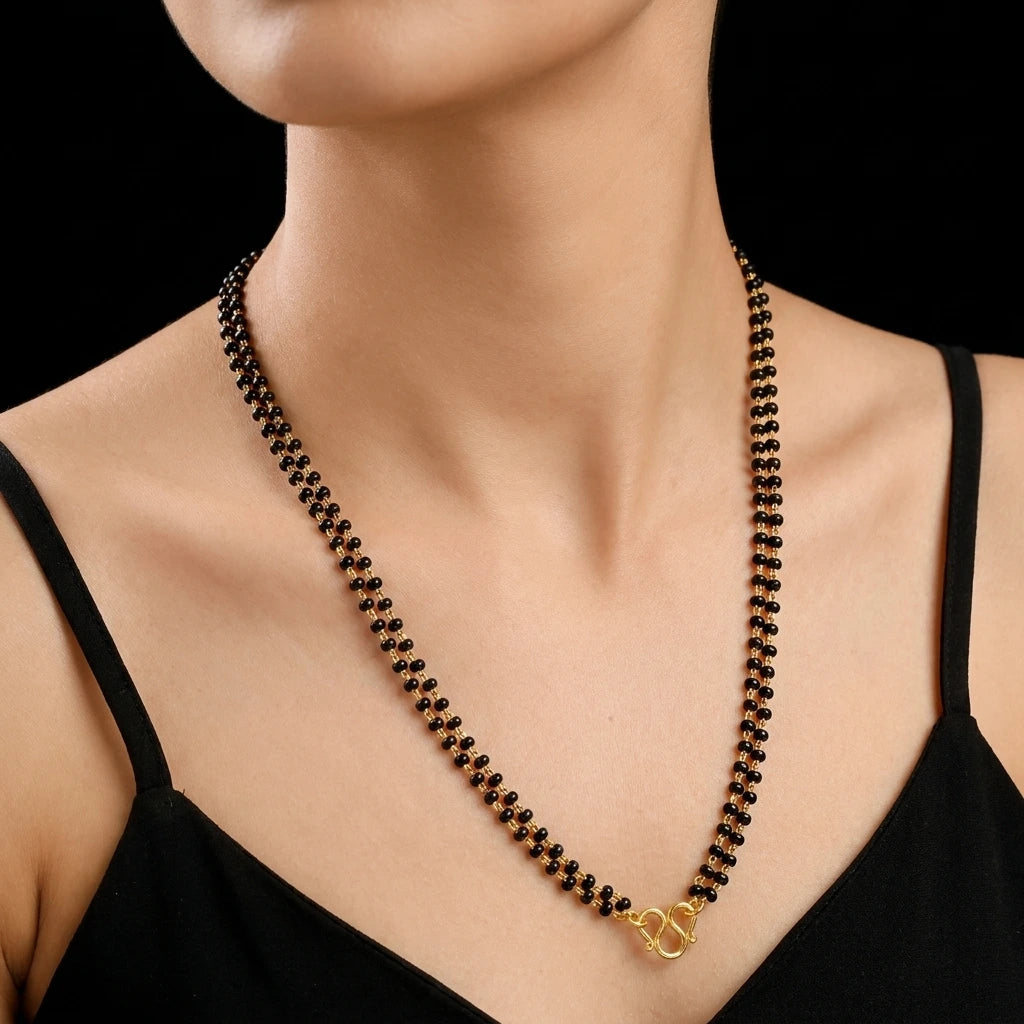 Double Layer Karimani (Mangalsutra) Chain PKM33-053