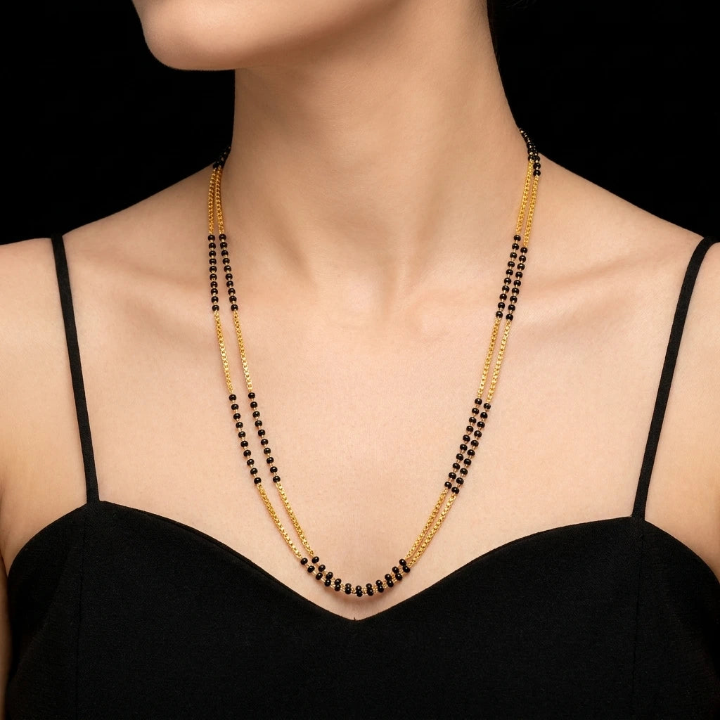Double Layer Karimani (Mangalsutra) Chain PKM6