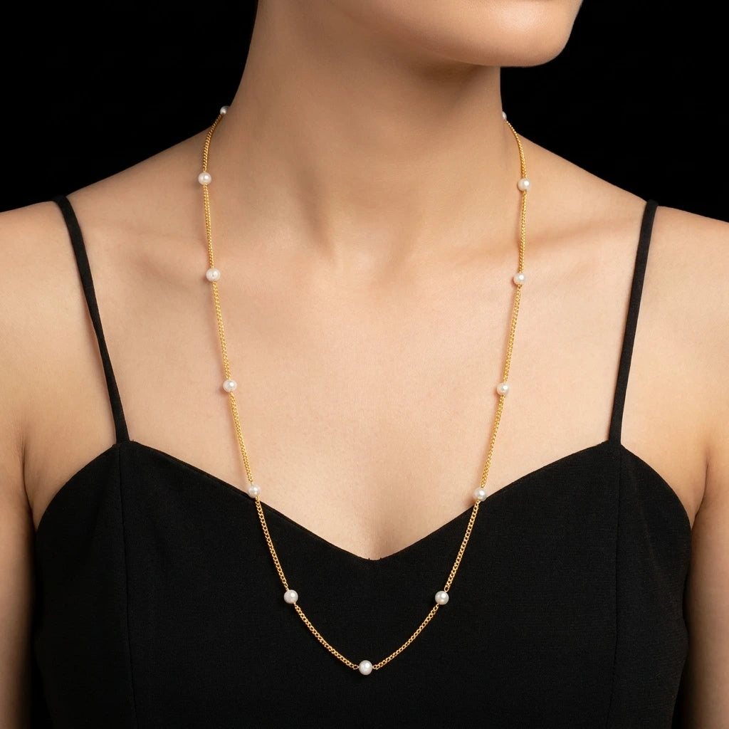 Pearl Stone Chain PSC13-073