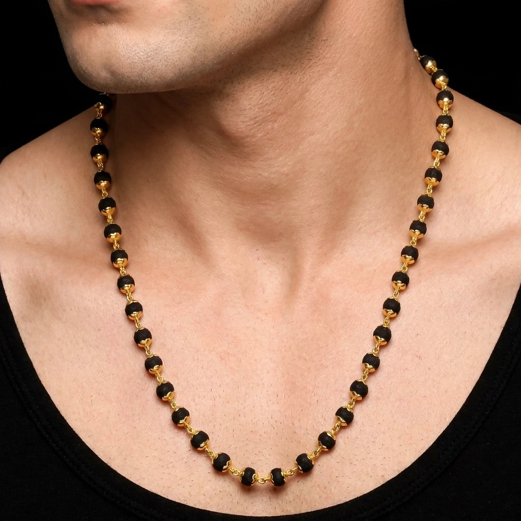 Traditional Karungali Bead Chain PKKC3-028