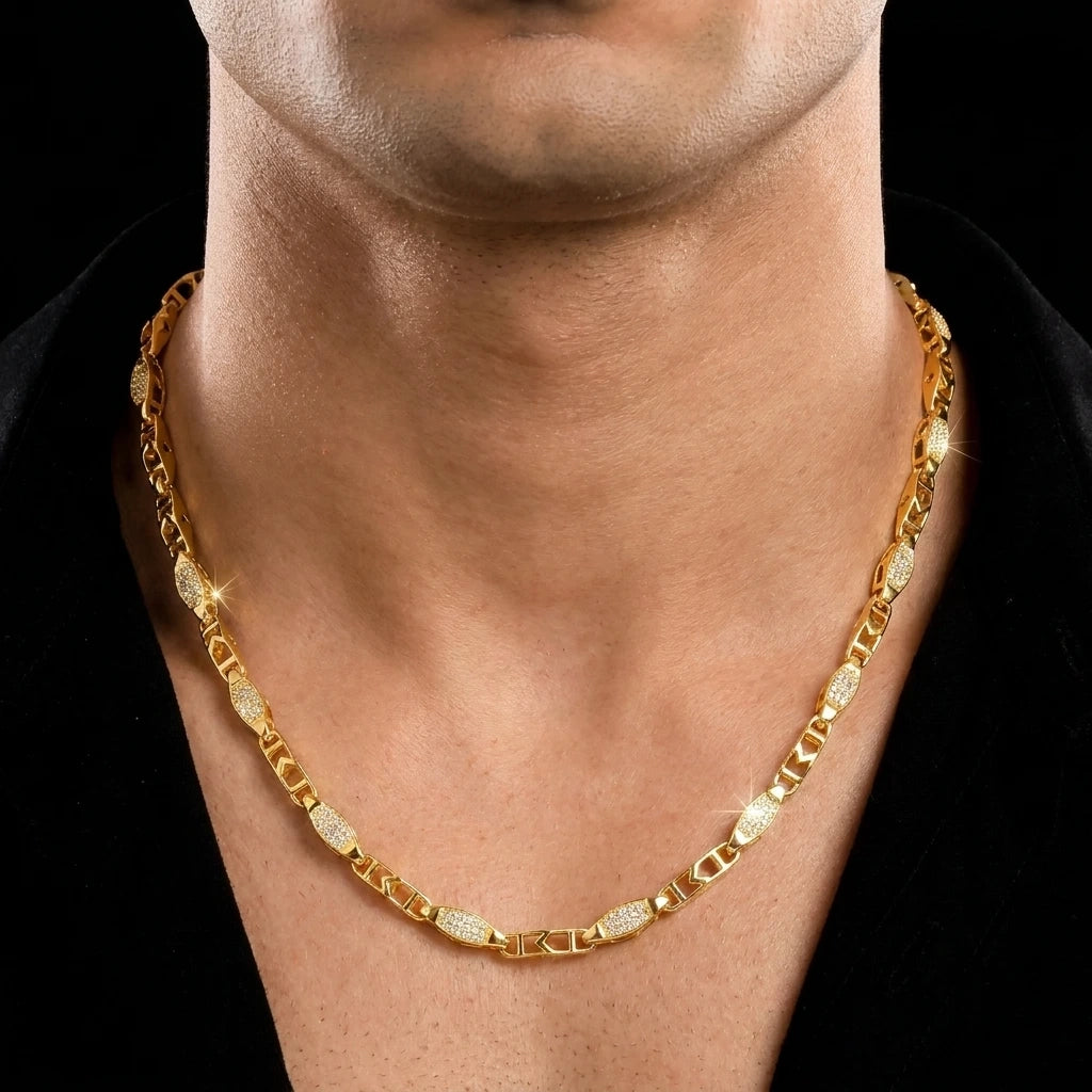 GENTS FRILL STONE CHAIN PSGCX5W-0031