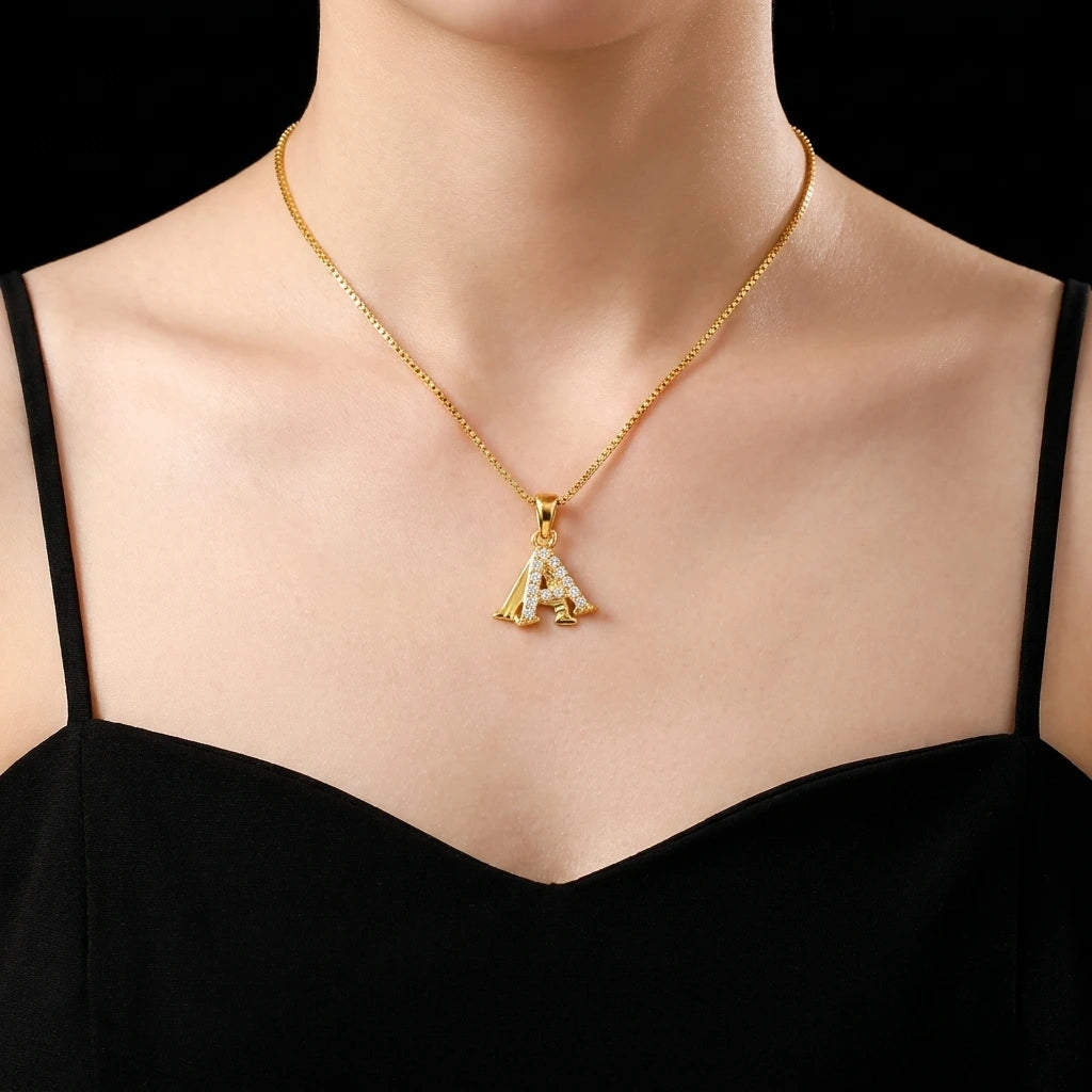Gold Pendant PSLT94W-09