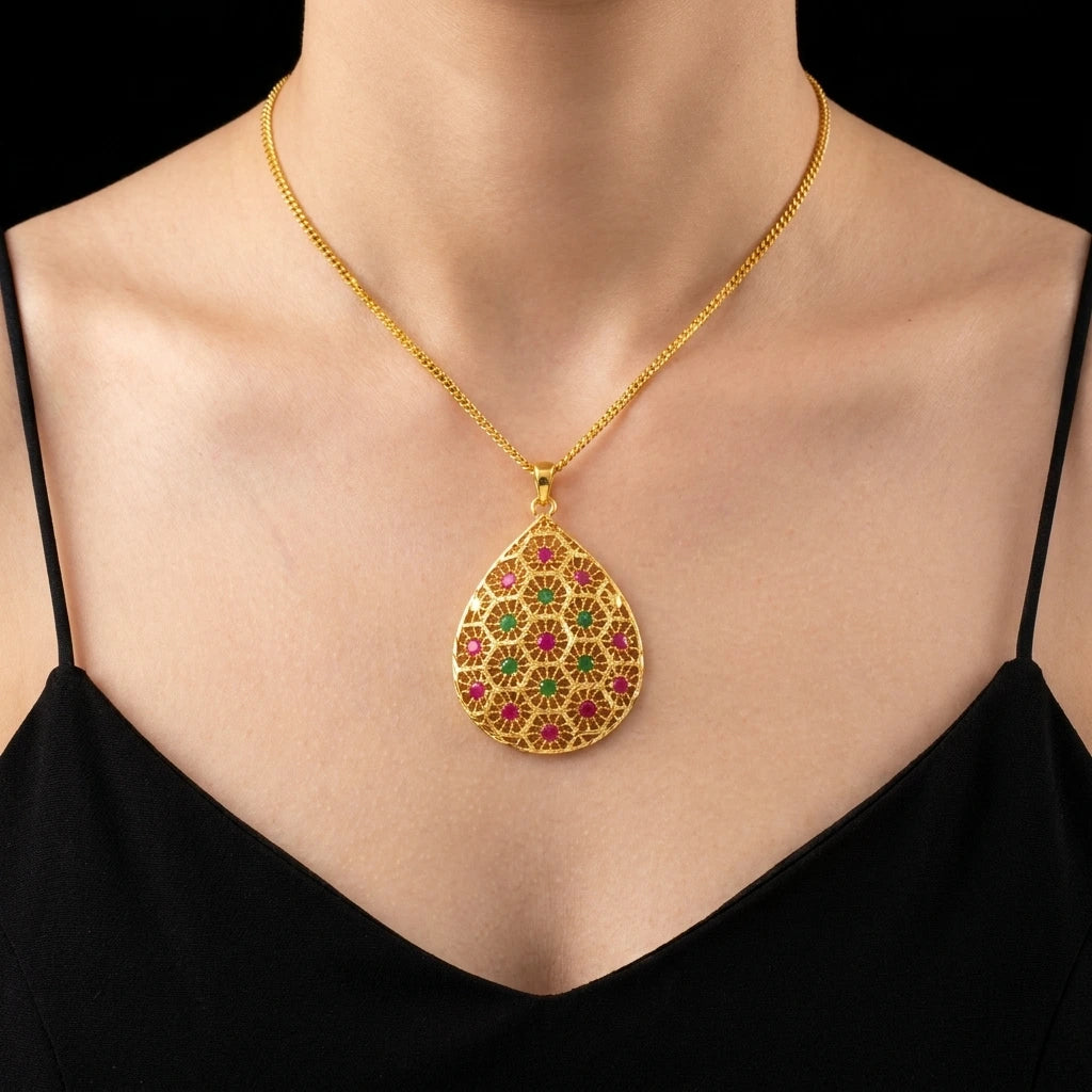 Golden Pendant PSLT34RG-031