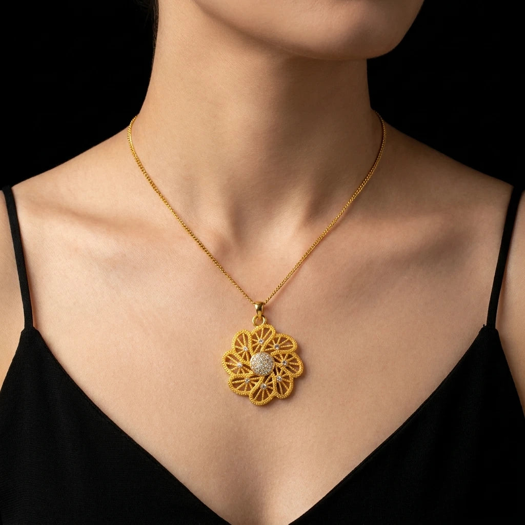 Stone pendant PSLT56W-071