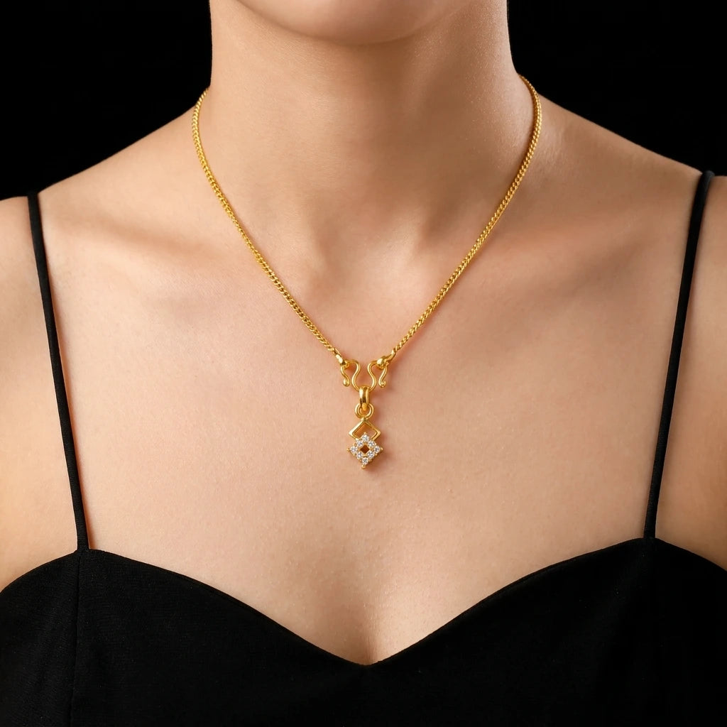 GOLDEN STONE PENDENT PSLT347W-09