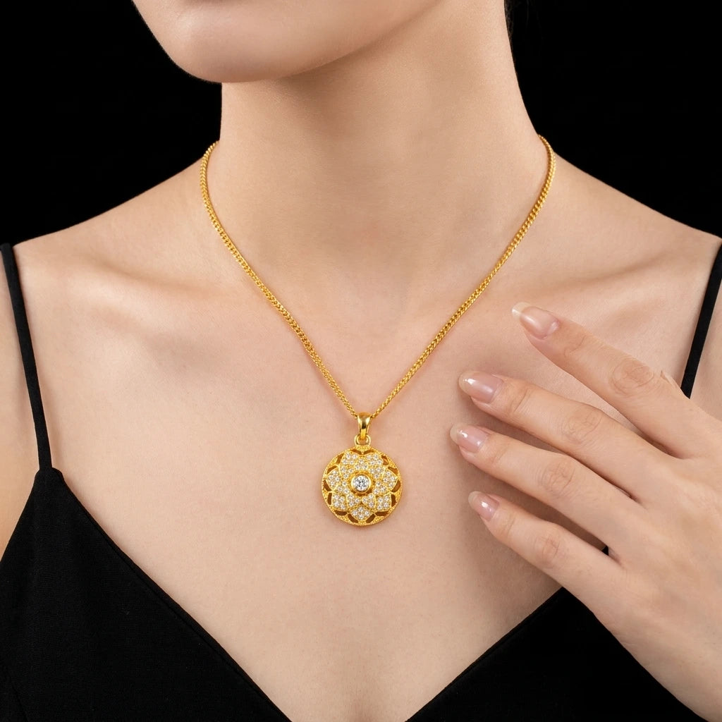 GOLDEN STONE PENDENT PSLT15W-011