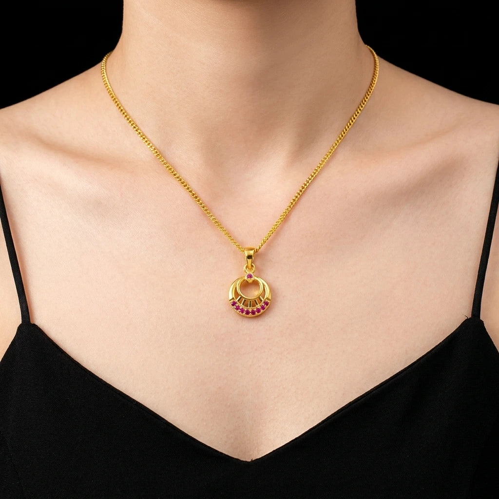 Golden Pendant PSLT236R-09
